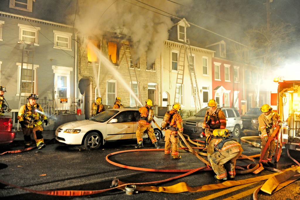 One dead in Lancaster, Pennsylvania house fire. Video & pictures from
