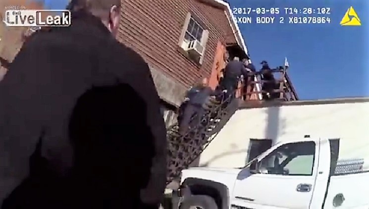 Caught on camera: Shots fired at Cincinnati firefighters during welfare check forced entry - STATter911